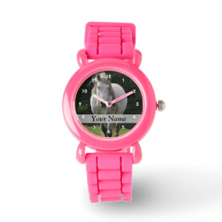 Leuke pony foto horloge