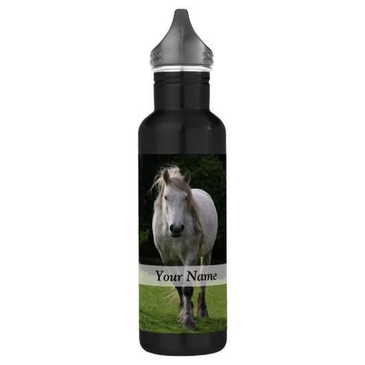 Leuke pony foto waterfles  (Links)