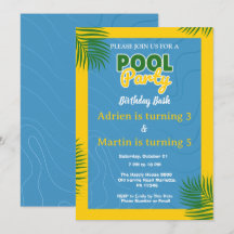 Leuke Pool Party Zwembad verjaardagsfeestje