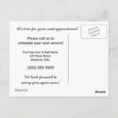 Leuke Poolse Nail of Hail Salon Afspraak Herinneri Briefkaart (Achterkant)