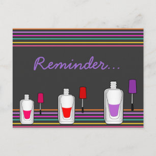 Leuke Poolse Nail of Hail Salon Afspraak Herinneri Briefkaart