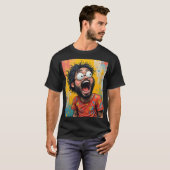 Leuke Pop Art Chaos Crazy Grafische T-Shirt (Voorkant volledig)