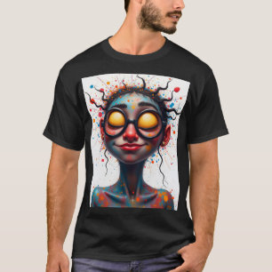 Leuke Pop Art Chaos Crazy Grafische T-Shirt