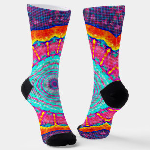 Leuke Pop Art Kleurrijke Crazy Sokken