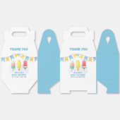 Leuke Popcicle klaar om pop Ice Cream Baby shower Bedankdoosjes (Ongevouwen)