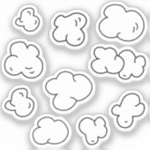 Leuke POPCORN Stickers (Voorkant)