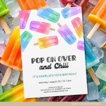 Leuke Popsicle Pop Kom Op Kids Aangepaste Verjaard