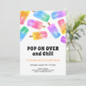 Leuke Popsicle Pop Kom Op Kinderen 5e Verjaardag Kaart (Staand voorkant)