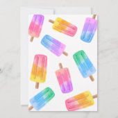 Leuke Popsicle Pop Kom Op Kinderen 5e Verjaardag Kaart (Achterkant)
