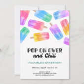 Leuke Popsicle Pop op meer dan Kinder aangepaste v Kaart (Voorkant)