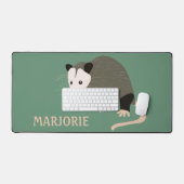 Leuke Possum illustratie Licht Groen Gepersonalise Bureaumat (Keyboard & Muis)