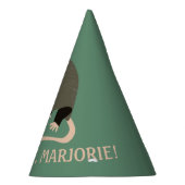 Leuke Possum illustratie Licht Groen Gepersonalise Feesthoedjes (Rechts)