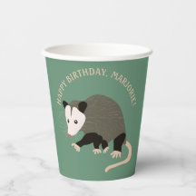 Leuke Possum illustratie Licht Groen Gepersonalise