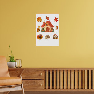 Leuke poster voor herfst thuis.
