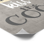 leuke posters keuken citaat humor kus kok (Hoek)