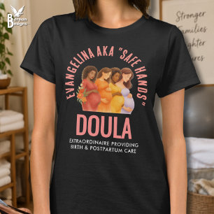Leuke postnatale zorg Gepersonaliseerde doula T-shirt