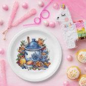 Leuke potluck-feestje voor elk doel  papieren bordje (Feest)