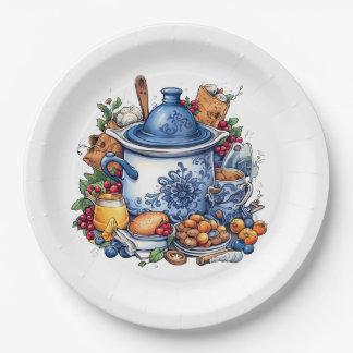 Leuke potluck-feestje voor elk doel  papieren bordje