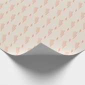 Leuke preppy esthetische roze bliksemschicht cadeaupapier (Hoek)