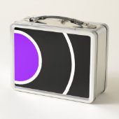 Leuke Pret Bright Paarse Zwarte Witte Concentrisch (Achterkant)