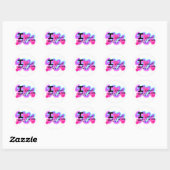 Leuke pret coaster ronde sticker (Vel)