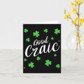 Leuke pret Fun Ierse slang Shamrocks St Patricks D Kaart (Gele Bloem)