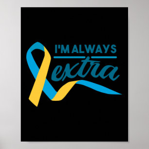 Leuke Pret Geschenk Wereld Down Syndroom Dag  Poster