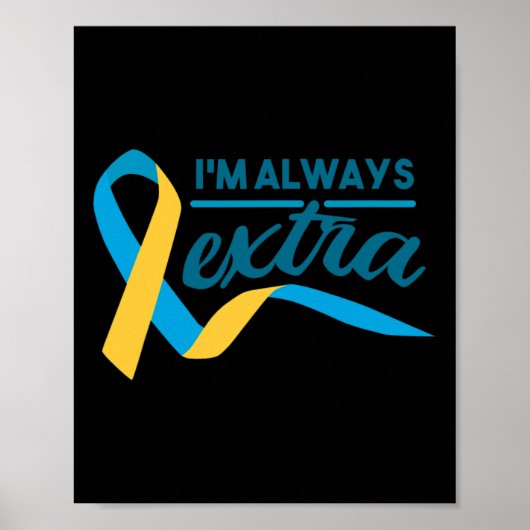 Leuke Pret Geschenk Wereld Down Syndroom Dag Poster (Voorkant)