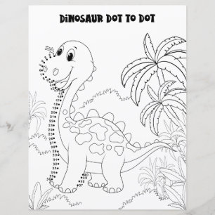 Leuke pret kids activiteit dinosaurus verbind de s