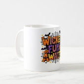 Leuke pret wacht koffiemok (Voorkant links)