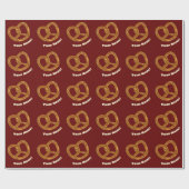 Leuke Pretzel Broodknoop - Zoute Snack - Aangepast Cadeaupapier (Vlak)