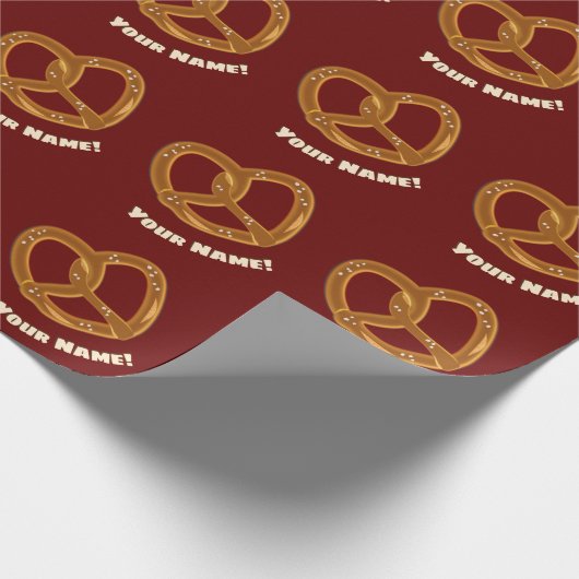 Leuke Pretzel Broodknoop - Zoute Snack - Aangepast Cadeaupapier (Hoek)