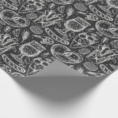 Leuke Pretzels, Kippenvleugels & Bierpatroon Cadeaupapier (Hoek)