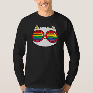 Leuke Pride Kat Katten Huisdier Eigenaar Graphic T-shirt