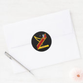 Leuke Prins Charmant Kostuum Halloween Jongens Ronde Sticker (Envelop)