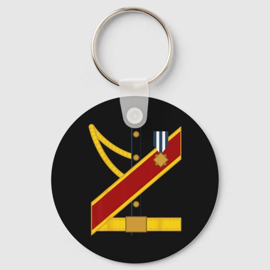 Leuke Prins Charmant Kostuum Halloween Jongens Sleutelhanger (Voorkant)