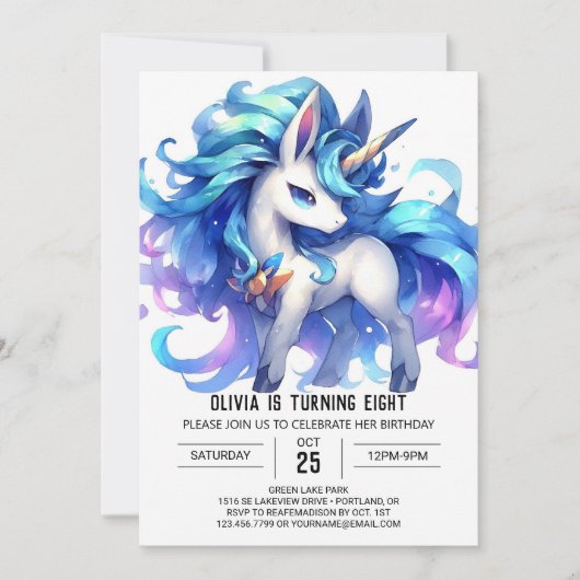 Leuke Printable Horse Verjaardag Kaart (Voorkant)