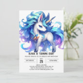 Leuke Printable Horse Verjaardag Kaart (Staand voorkant)