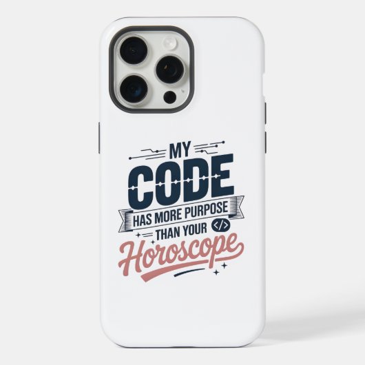 Leuke programmeercitaten AI programmeur ontwerp iPhone Hoesje (Achterkant)