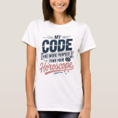 Leuke programmeercitaten AI programmeur ontwerp T-shirt (Voorkant)