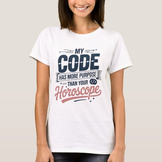 Leuke programmeercitaten AI programmeur ontwerp T-shirt (Voorkant)