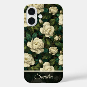 Leuke promotie cadeau gardenia's bloemstuk op maat iPhone 16 hoesje