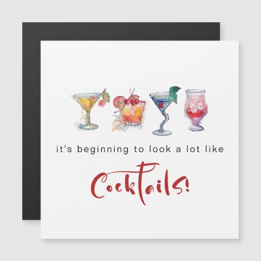 Leuke proost op het seizoen cocktails vakantie Kaa (Voorkant / Achterkant)