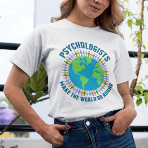 Leuke Psycholoog World Quote over Psychologie T-shirt