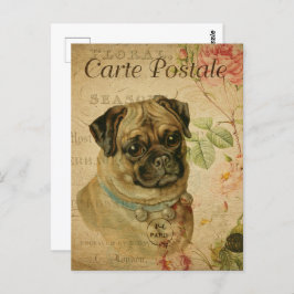  Leuke Pug Dog Briefkaart