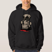 Leuke Pug Grave Stone Classic T-shirt 950 (Voorkant)