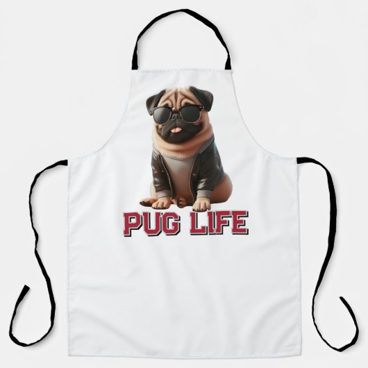 Leuke Pug Hond Schort (Voorkant)