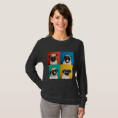 Leuke Pug Puppy Classic T-shirt 690 (Voorkant volledig)