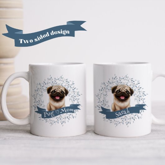 Leuke Pug Puppy Koffie Mok
