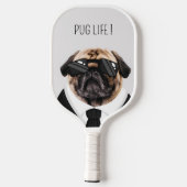 Leuke pug stijlvol modern pickleball paddle (Achterkant)